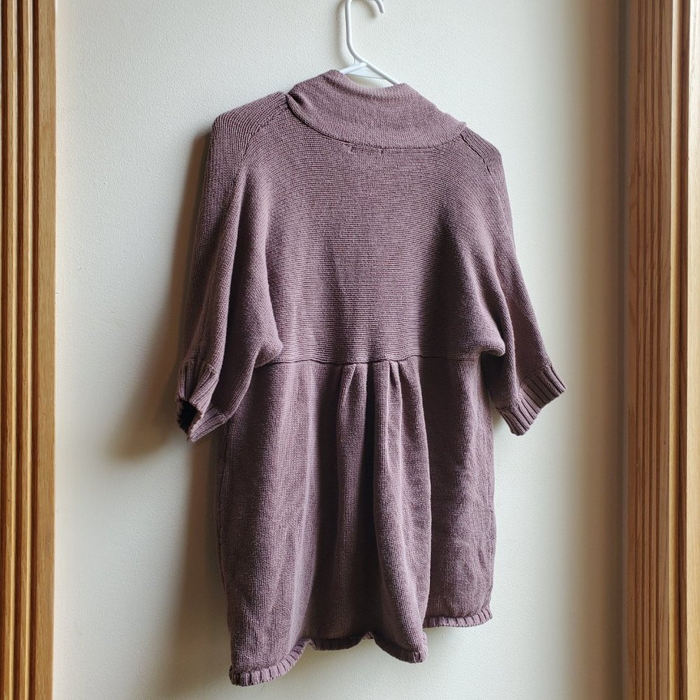 Daisy Fuentes Mauve Open Cardigan Size Medium - Picture 9 of 14